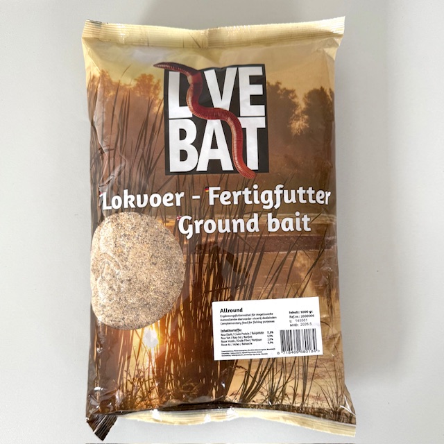 Live Bait lokvoer Allround 1 kg.